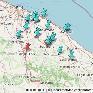 Mappa 70017 Putignano BA, Italia (15.6885)