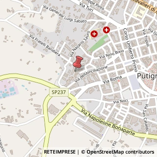 Mappa Via Rocco Scotellaro,  3, 70015 Putignano, Bari (Puglia)