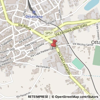 Mappa Via S. Leonardo, 21/a, 80044 Ottaviano, Napoli (Campania)