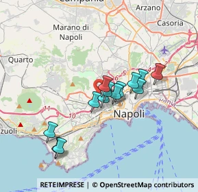 Mappa Via M De VITO PISCICELLI, 80128 Napoli NA, Italia (3.01846)