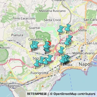 Mappa Via Le Bucoliche, 80126 Napoli NA, Italia (1.651)