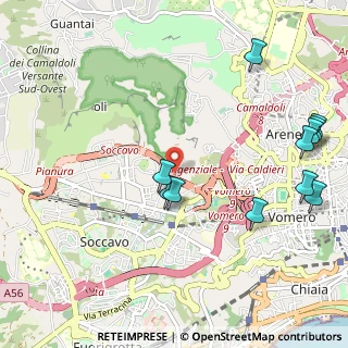 Mappa Via Le Bucoliche, 80126 Napoli NA, Italia (1.36182)
