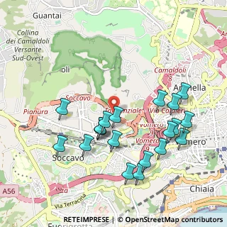 Mappa Via Le Bucoliche, 80126 Napoli NA, Italia (1.0925)