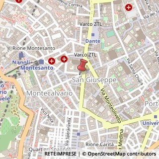 Mappa Via Pasquale Scura, 3, 80134 Napoli, Napoli (Campania)