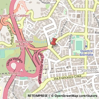Mappa Via Luigi Caldieri,  127, 80128 Napoli, Napoli (Campania)