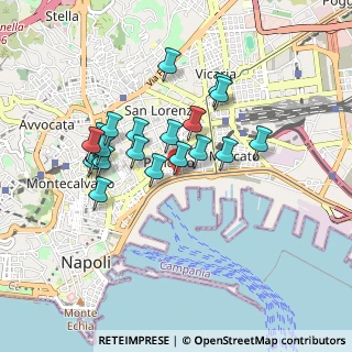 Mappa Vico Gavine, 80133 Napoli NA, Italia (0.8175)