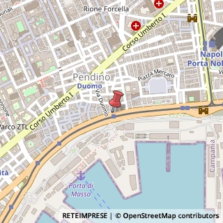 Mappa Via Nuova Marina, 72, 80133 Napoli, Napoli (Campania)
