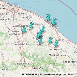 Mappa Via Martin Luther King, 70017 Putignano BA, Italia (11.34636)