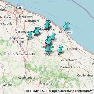 Mappa Via Martin Luther King, 70017 Putignano BA, Italia (9.694)