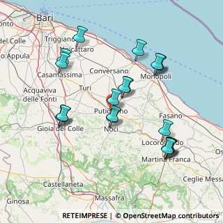 Mappa Via Martin Luther King, 70017 Putignano BA, Italia (16.6455)
