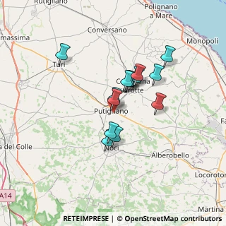 Mappa Via Martin Luther King, 70017 Putignano BA, Italia (5.59571)