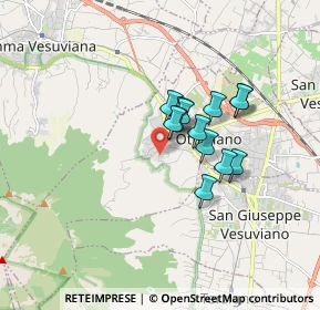 Mappa Via Oliveto, 80044 Ottaviano NA, Italia (1.26077)
