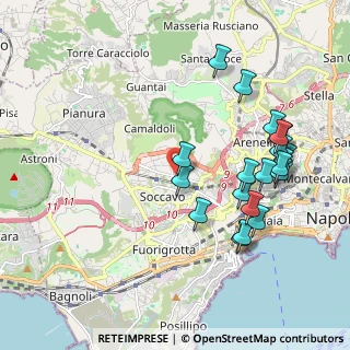 Mappa Via dell'Epomeo, 80126 Napoli NA, Italia (2.2665)