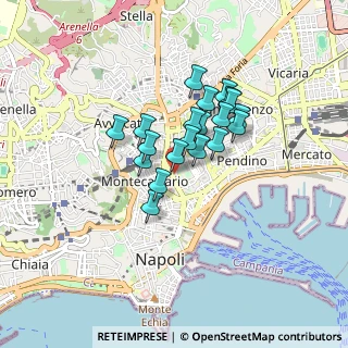 Mappa Vico Monteleone, 80134 Napoli NA, Italia (0.6445)