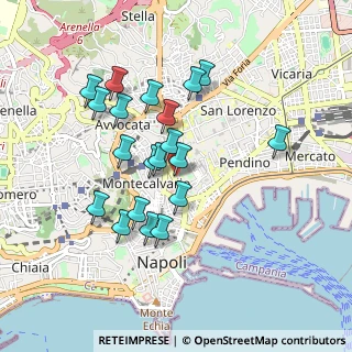 Mappa Vico Monteleone, 80134 Napoli NA, Italia (0.877)