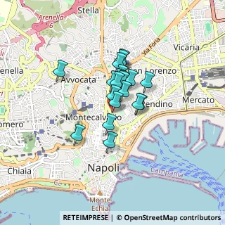 Mappa Vico Monteleone, 80134 Napoli NA, Italia (0.57)
