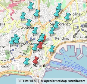 Mappa 80134 Napoli NA, Italia (1.037)