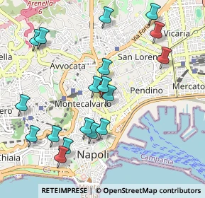 Mappa 80134 Napoli NA, Italia (1.175)