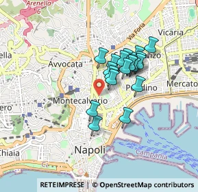 Mappa 80134 Napoli NA, Italia (0.6925)
