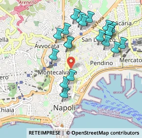 Mappa 80134 Napoli NA, Italia (1.057)