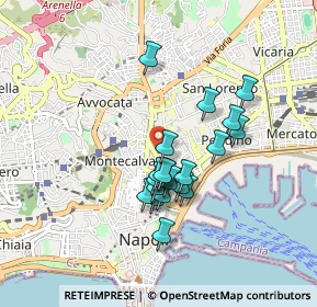 Mappa 80134 Napoli NA, Italia (0.7465)