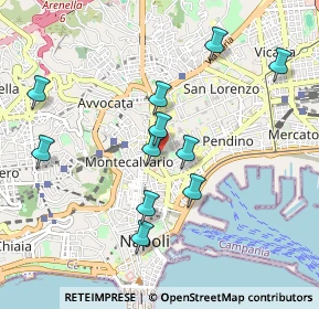 Mappa Vico Monteleone, 80134 Napoli NA, Italia (0.98727)