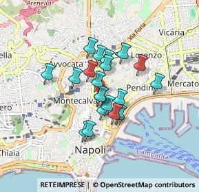 Mappa 80134 Napoli NA, Italia (0.6445)