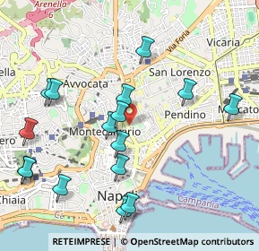 Mappa 80134 Napoli NA, Italia (1.2025)
