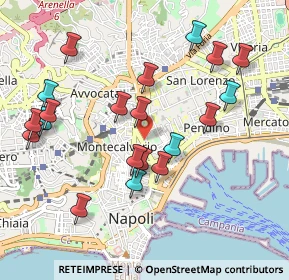 Mappa 80134 Napoli NA, Italia (1.1025)