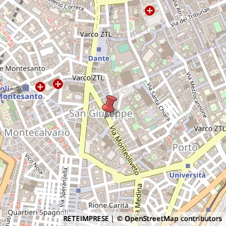 Mappa Via Sant'Anna dei Lombardi, 39, 80134 Napoli, Napoli (Campania)