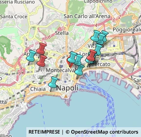 Mappa 80134 Napoli NA, Italia (1.42)