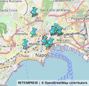Mappa 80134 Napoli NA, Italia (1.34167)