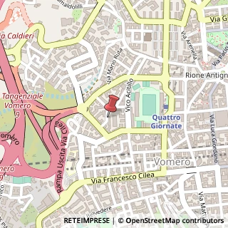 Mappa Via Guido Cortese, 16, 80128 Napoli, Napoli (Campania)
