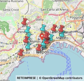 Mappa Via Forno Vecchio, 80135 Napoli NA, Italia (1.32556)