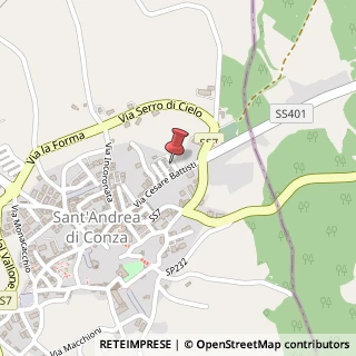 Mappa Via Sacerdote Giuseppe Bellino, 5, 83053 Sant'Andrea di Conza, Avellino (Campania)