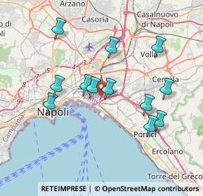 Mappa Via Generale Francesco Sponzilli, 80145 Napoli NA, Italia (3.78083)