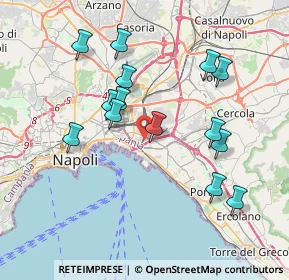 Mappa Via Generale Francesco Sponzilli, 80145 Napoli NA, Italia (3.96143)