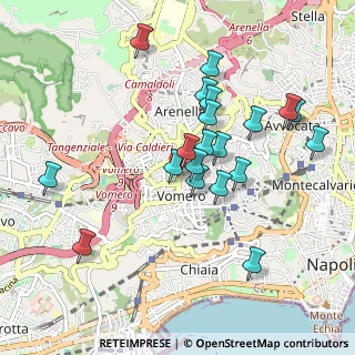 Mappa P.za Quattro Giornate, 80128 Napoli NA, Italia (0.9625)