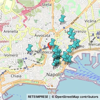 Mappa Vico Tre Tornesi, 80134 Napoli NA, Italia (0.7975)