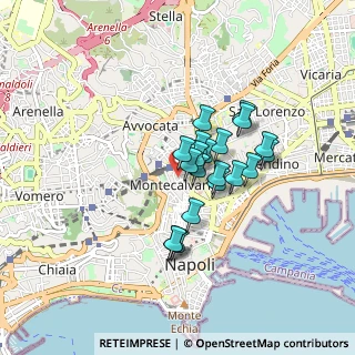 Mappa Vico Tre Tornesi, 80134 Napoli NA, Italia (0.648)