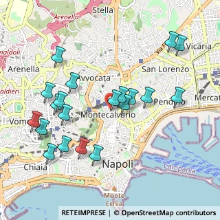 Mappa Vico Tre Tornesi, 80134 Napoli NA, Italia (1.1295)