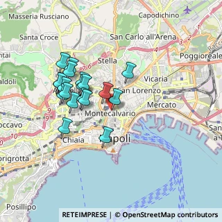 Mappa Vico Tre Tornesi, 80134 Napoli NA, Italia (1.70526)