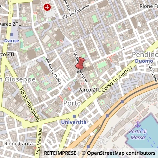 Mappa Via Enrico de Marinis, 18, 80134 Napoli, Napoli (Campania)