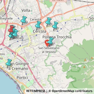 Mappa Viale delle Acacie, 80040 San Sebastiano al Vesuvio NA, Italia (2.89273)