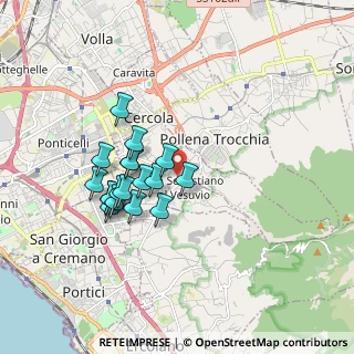 Mappa Viale delle Acacie, 80040 San Sebastiano al Vesuvio NA, Italia (1.605)