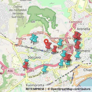 Mappa Via Erasmo Percopo, 80126 Napoli NA, Italia (1.2375)