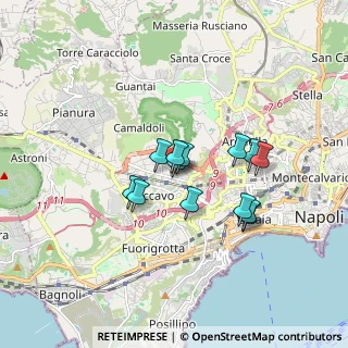 Mappa Via Erasmo Percopo, 80126 Napoli NA, Italia (1.38308)
