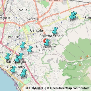 Mappa Via Guglielmo Marconi, 80040 San Sebastiano Al Vesuvio NA, Italia (3.09917)