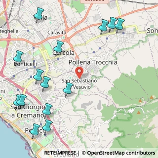 Mappa Via Luca Giordano, 80040 San Sebastiano Al Vesuvio NA, Italia (3.21429)