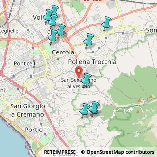 Mappa Via Luca Giordano, 80040 San Sebastiano Al Vesuvio NA, Italia (2.61091)